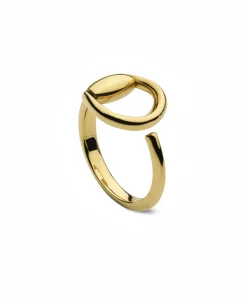 Anillo Abierto Gucci Horsebit Oro Amarillo | YBC795651001014