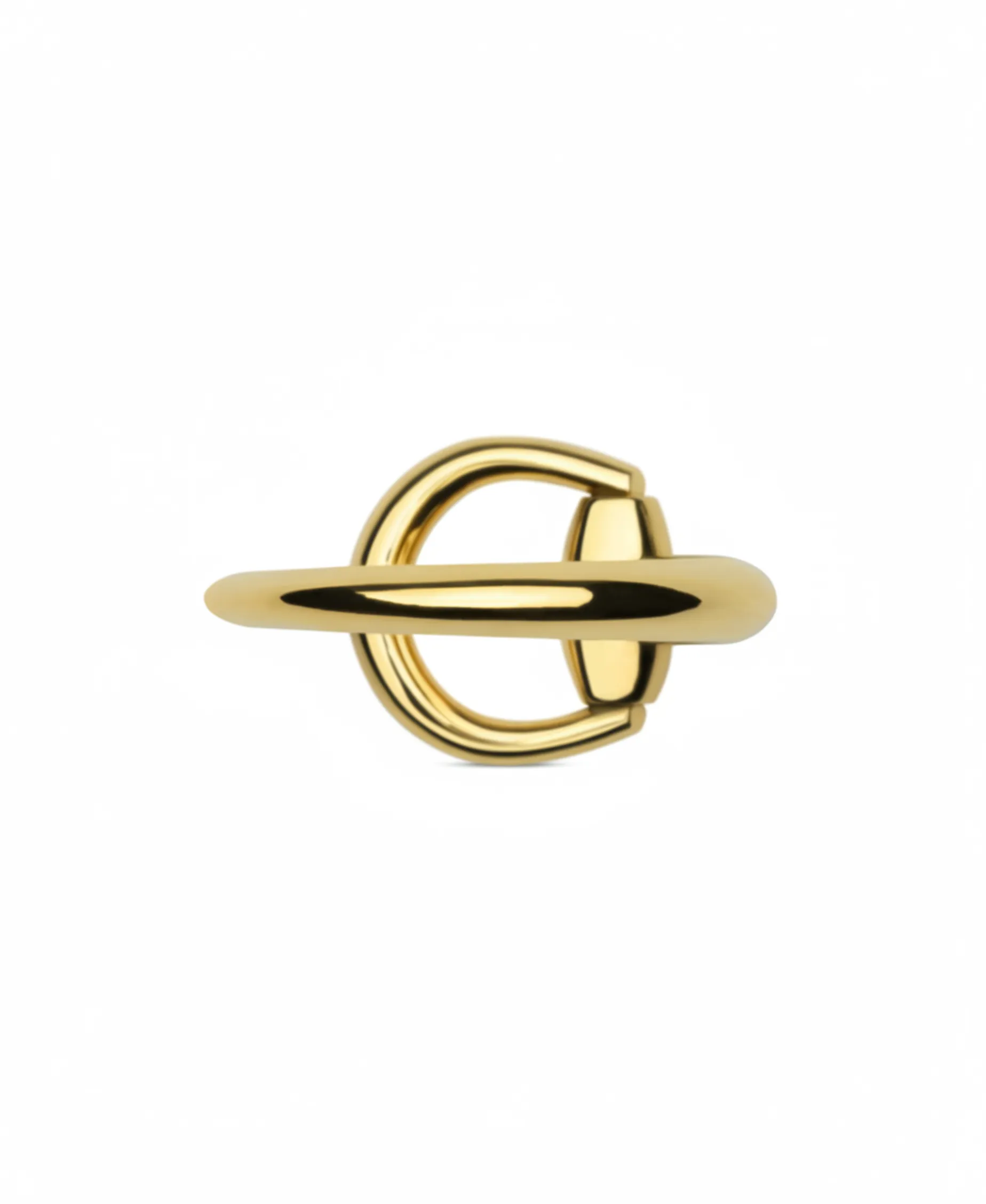 Anillo Abierto Gucci Horsebit Oro Amarillo | YBC795651001014