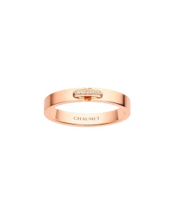 Anillo Alianza Chaumet Liens Évidence Oro Rosa y Diamantes | 082560