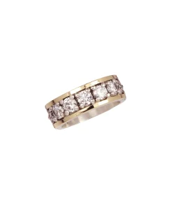Anillo Alianza DELCERRO Oro y Plata Bicolor | 11013B