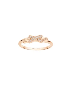 Anillo Chaumet Jeux de Liens Oro Rosa y Diamantes | 082218