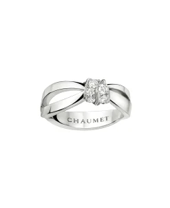 Anillo Chaumet Liens Séduction Oro Blanco y Diamantes | 083053