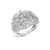 Anillo Cocktail con Diamantes 1,82 cts en Oro Blanco