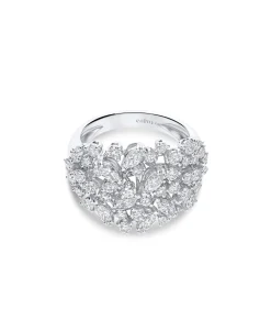 Anillo Cocktail con Diamantes 1,82 cts en Oro Blanco