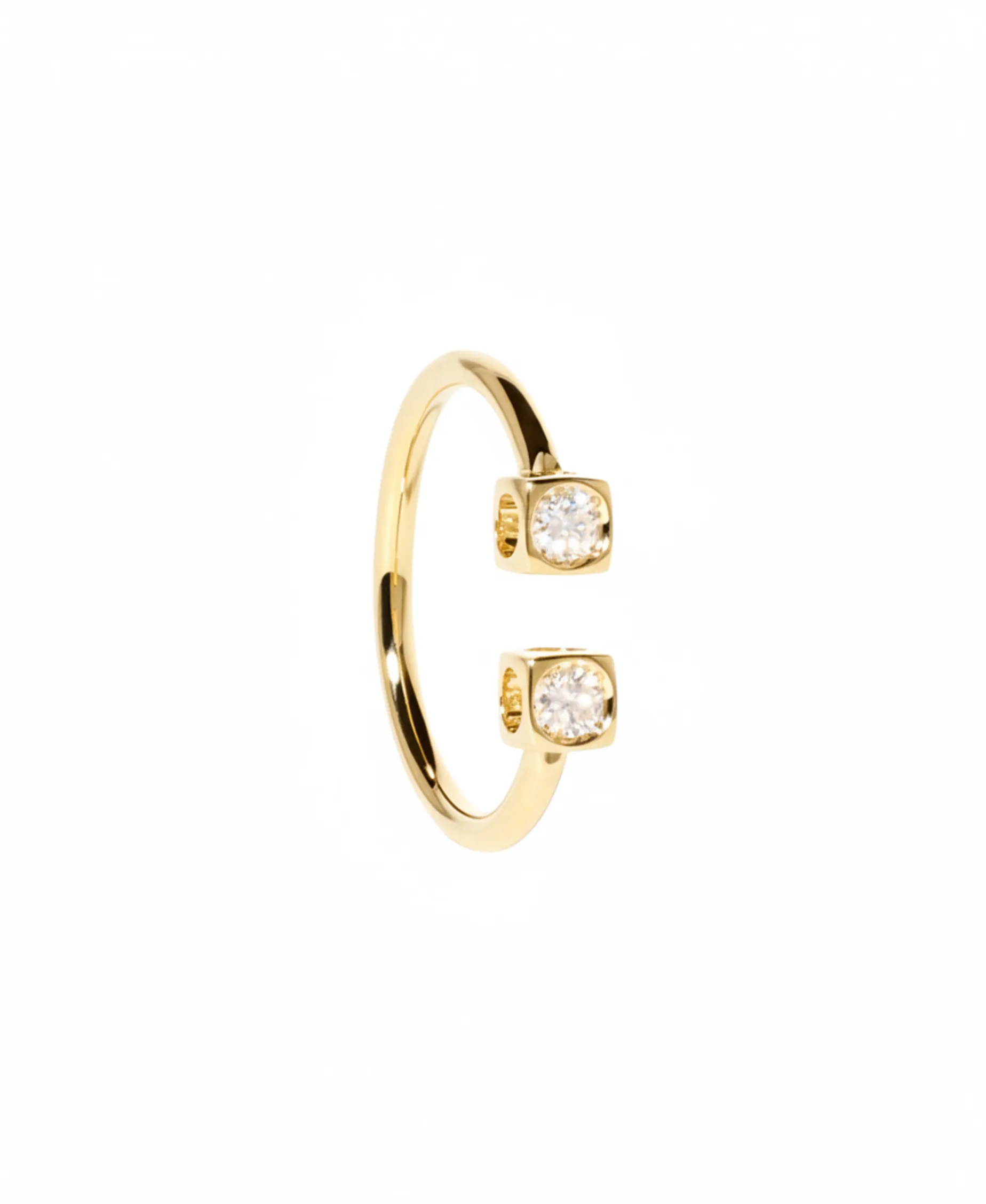 Anillo Dinh Van Le Cube Diamant Oro Amarillo y Diamantes | 208511