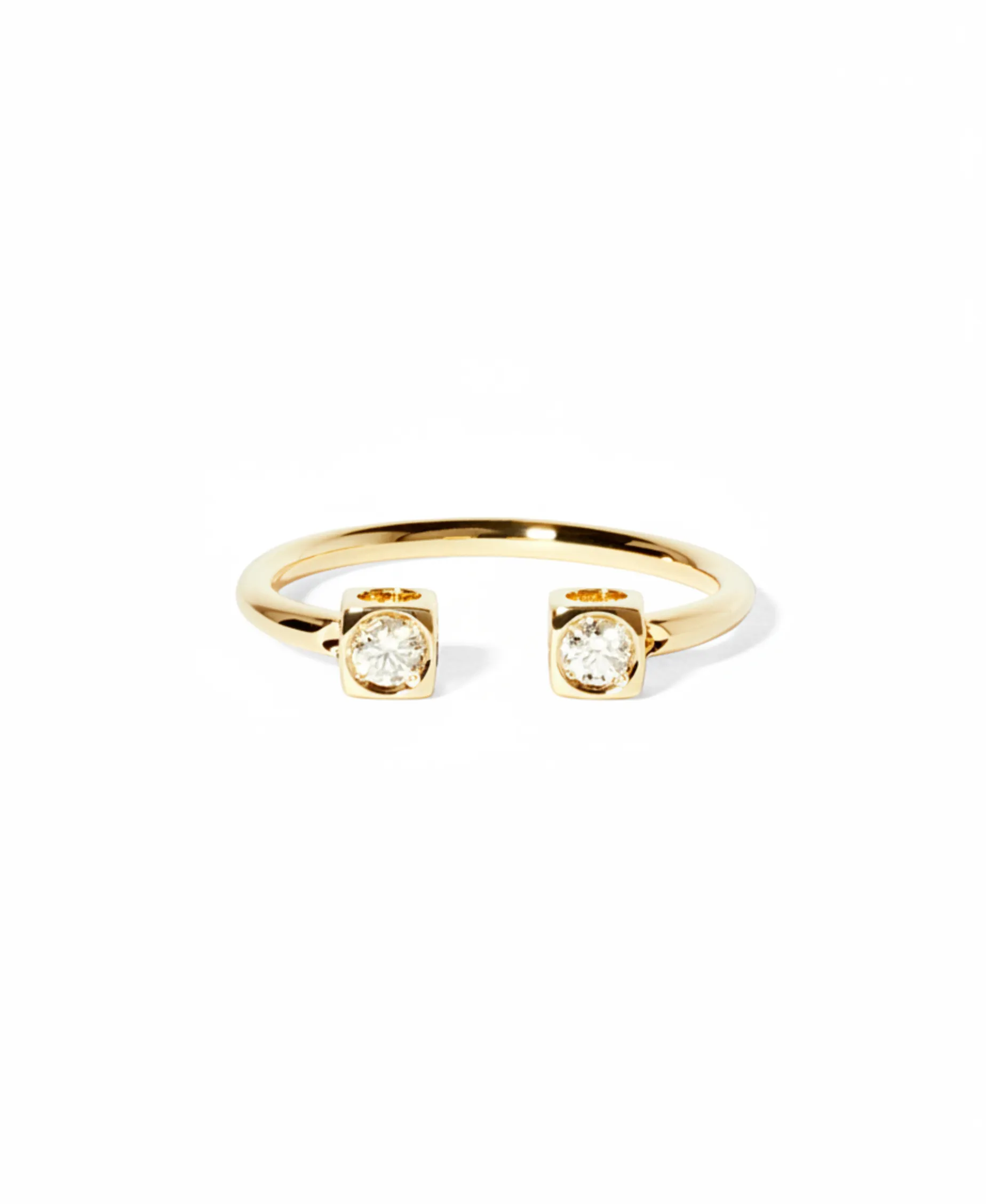 Anillo Dinh Van Le Cube Diamant Oro Amarillo y Diamantes | 208511