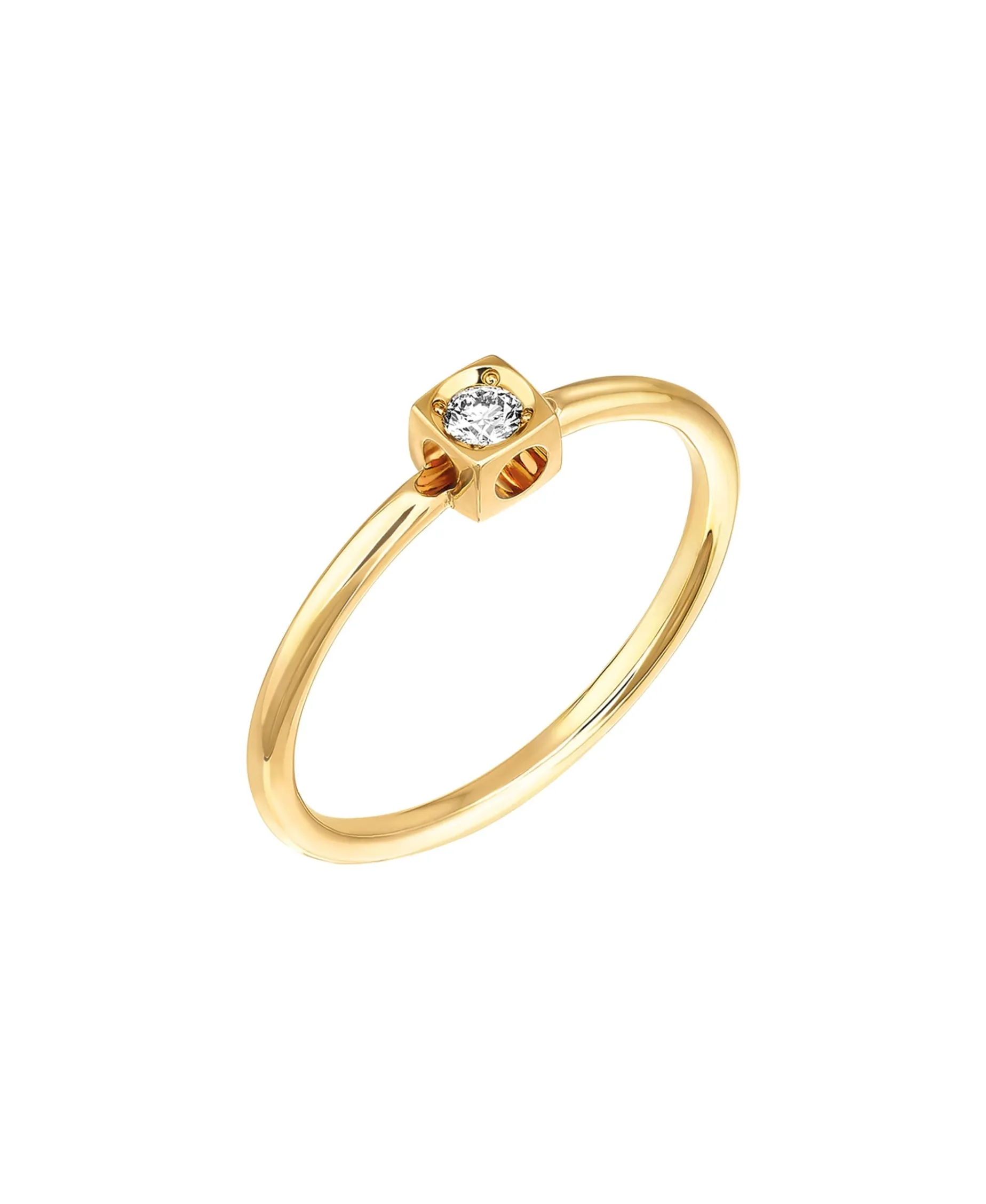 Anillo Dinh Van Le Cube Diamante Oro Amarillo | 208711