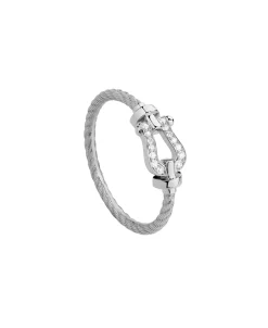 Anillo FRED Force 10 Oro Blanco Diamantes | 4B0968