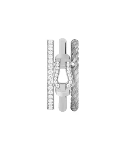 Anillo FRED Force 10 Rise Oro Blanco y Diamantes | 4B1021