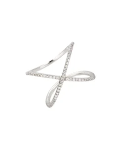 Anillo Gold&Roses She Oro Blanco Diamantes | GR-216.1
