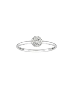 Anillo Gold&Roses So Pavé Oro Blanco y Diamantes | GR-138.1