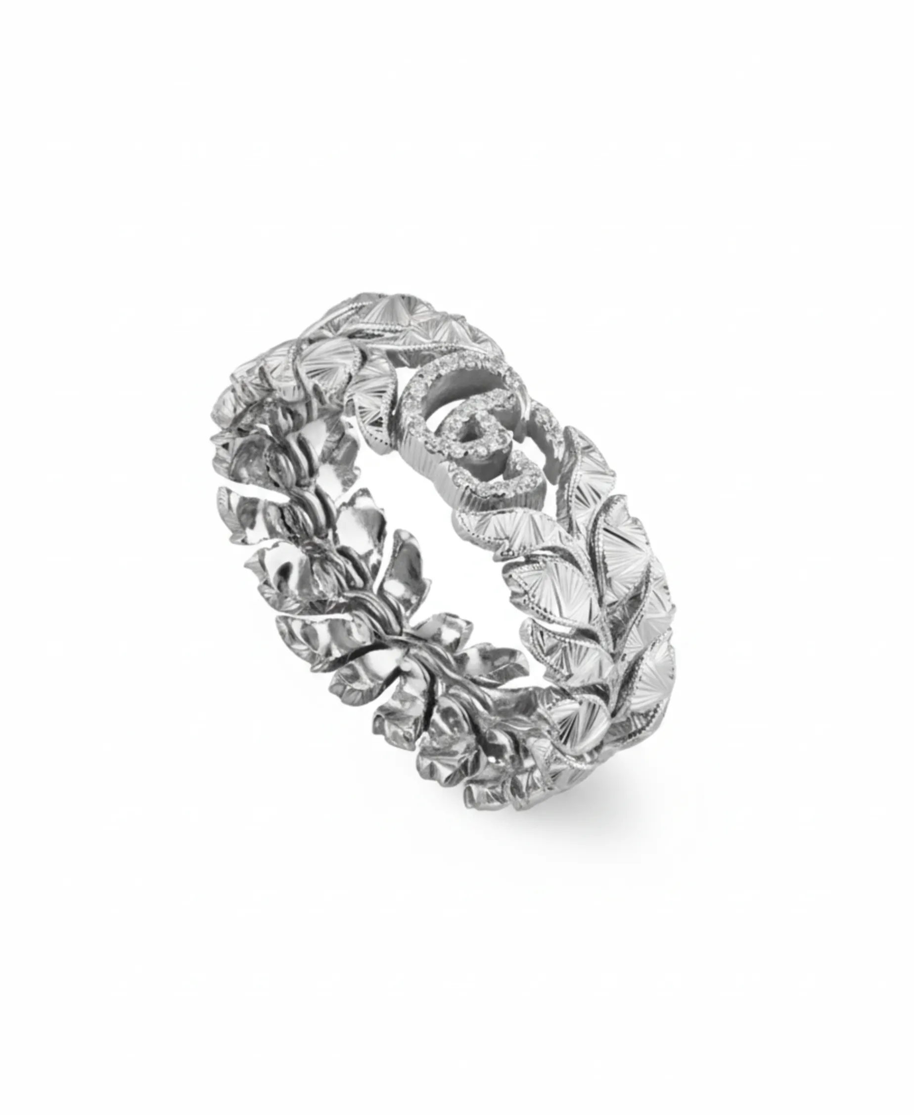 Anillo Gucci Gucci Flora con Pavé | YBC702376001015