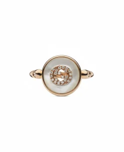 Anillo Gucci Interlocking Oro Rosa | YBC786764001012