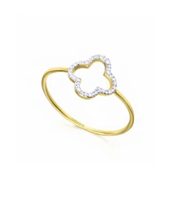 Anillo LECARRÉ Cartuja Oro Amarillo con Diamantes | GA193OA