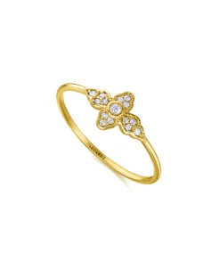Anillo LECARRÉ Cruz Oro y Diamantes | GA161OA