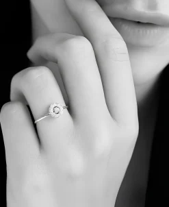 Anillo LECARRÉ Oro Bicolor Roseta con Diamantes | GA196OA