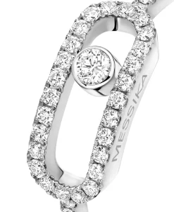 Anillo Messika Move Uno Grande Pavé Oro Blanco | 12113-WG