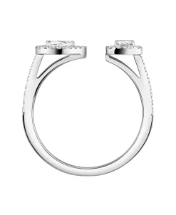 Anillo Messika My Twin Toi et Moi Oro blanco | 06471-WG