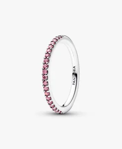 Anillo Pandora Banda Brillante Rosa | 192999C02