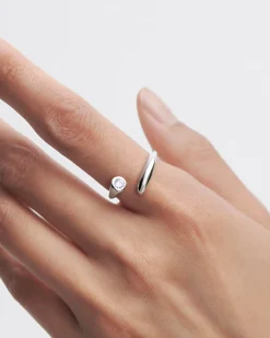 Anillo PDPAOLA Caramelle Abierto Plata Baño Oro | AN01-D69
