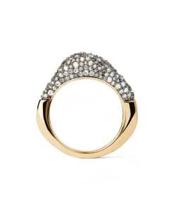 Anillo PDPAOLA Pavé Duna Plata Baño Oro | AN01-B68