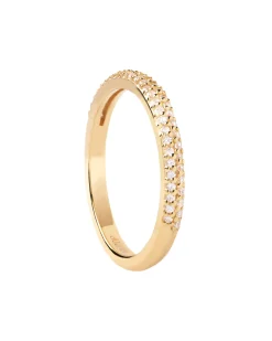 Anillo PDPAOLA Tiara Plata Baño Oro | AN01-665