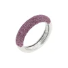 Anillo PESAVENTO Polvere di Sogni Rosa Plata Baño Oro Blanco | WPSCA063/M