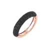 Anillo PESAVENTO Polvere di Sogni Negro Plata Baño Oro Rosa | WPLVA2237