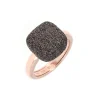 Anillo PESAVENTO Polvere di Sogni Marrón Plata Baño Oro Rosa | WPLVA1251