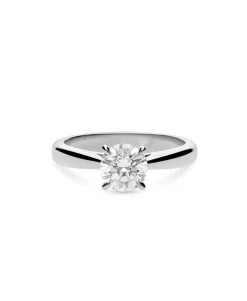 Anillo Solitario con Diamante 1 cts en Oro Blanco