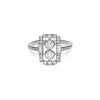 Anillo Vintage Art Déco con Diamantes 0,61 cts en Platino