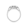 Anillo Vintage con Diamantes 0,41 cts en Oro Blanco