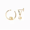Aros Le Cube Diamant Oro Amarillo | 808811