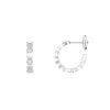 Aros Pequeños Bee de Chaumet Oro Blanco y Diamantes | 085271