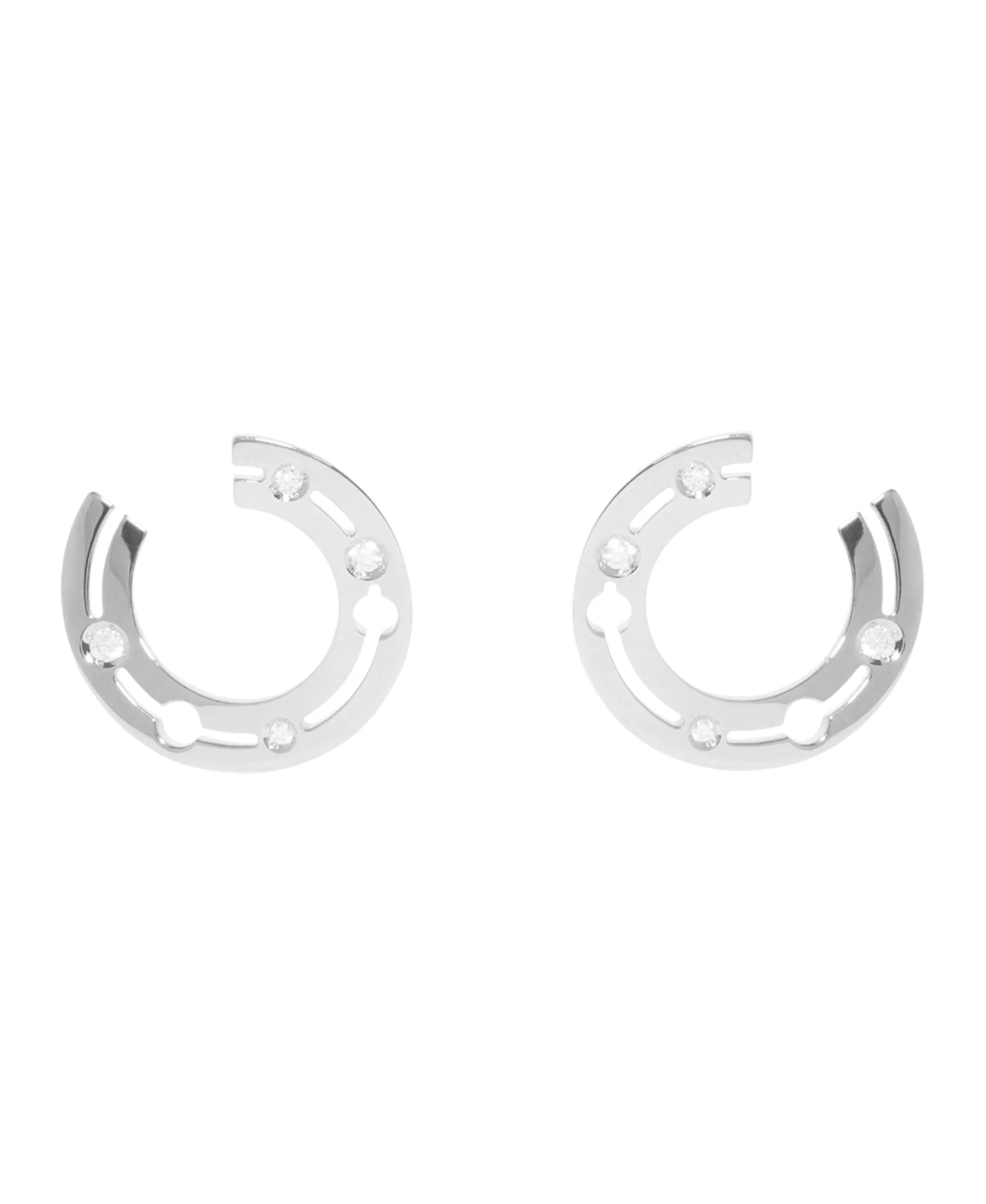 Aros Pulse Dinh Van en Oro Blanco - 828512