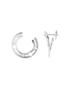 Aros Pulse Dinh Van en Oro Blanco - 828512