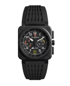 Bell & Ross BR-03 Chrono Rafale Solo Display 42 mm | BR0394-RSD-CE/SRB