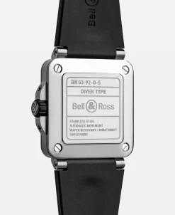 Bell & Ross BR-03 92 Diver Black Steel 42 mm | BR03A-D-BL-ST/SRB