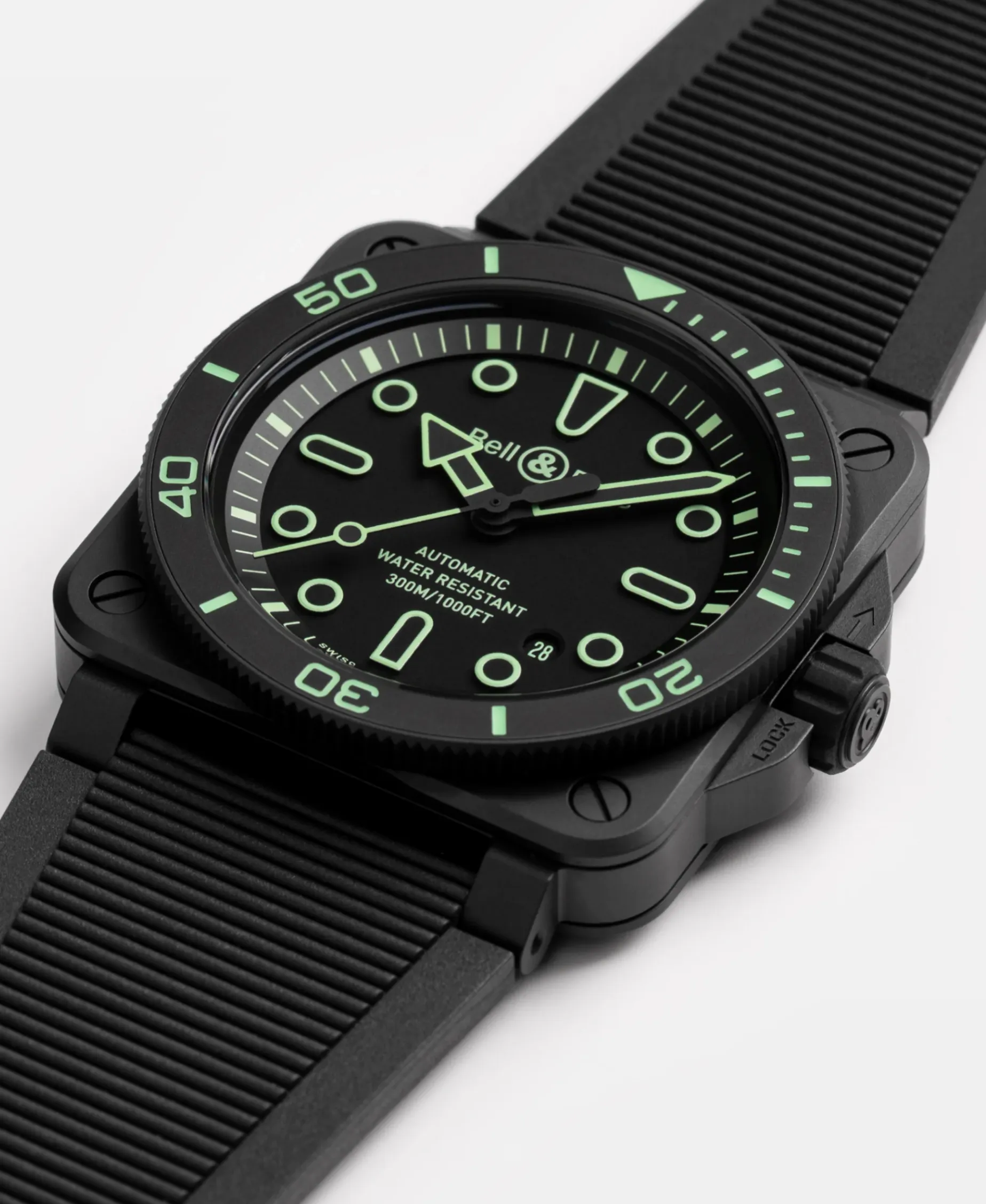 Bell & Ross BR-03 Diver Lum Outline 42 mm | BR03A-D-OL-CE/SRB