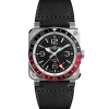 Bell & Ross BR-03 93 GMT 42 mm | BR0393-BL-ST/SCA
