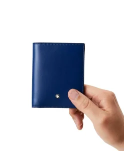 Billetero Compacto Meisterstück MONTBLANC 6 CC Piel Azul - 129678
