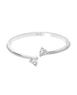 Brazalete Mesmera Corazón SWAROVSKI Blanco con Baño de Rodio | 5518814