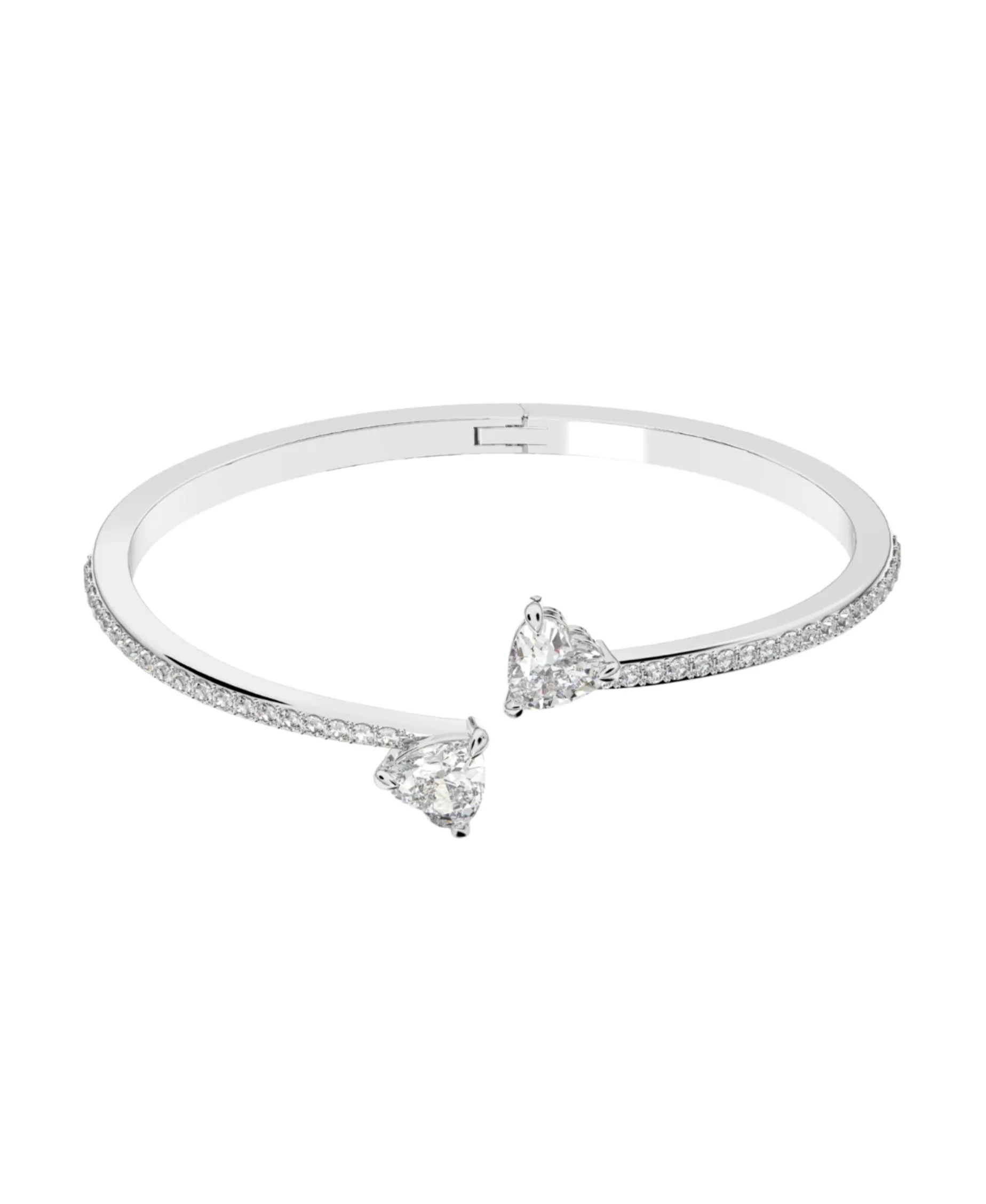 Brazalete Mesmera Corazón SWAROVSKI Blanco con Baño de Rodio | 5518814