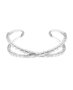 Brazalete Símbolo del infinito Swarovski Hyperbola Baño de rodio Circonita | 5677626