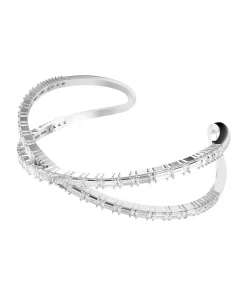 Brazalete Símbolo del infinito Swarovski Hyperbola Baño de rodio Circonita | 5677626