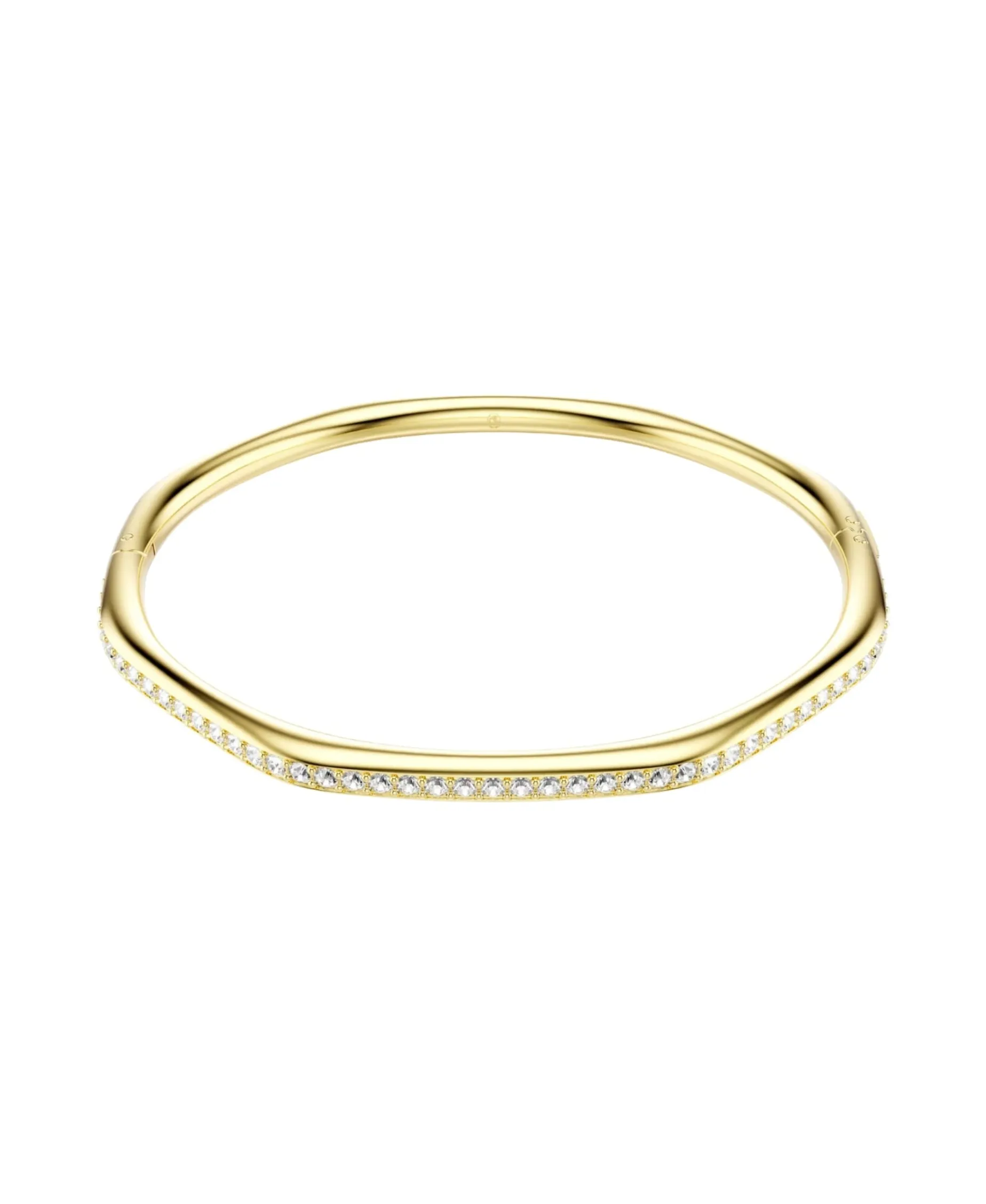 Brazalete Swarovski Dextera Dorado Cristales Blancos | 5724581