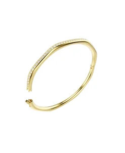 Brazalete Swarovski Dextera Dorado Cristales Blancos | 5724581