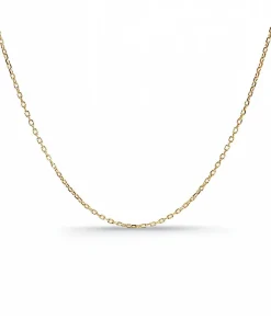 Cadena fina de oro amarillo 18 kt