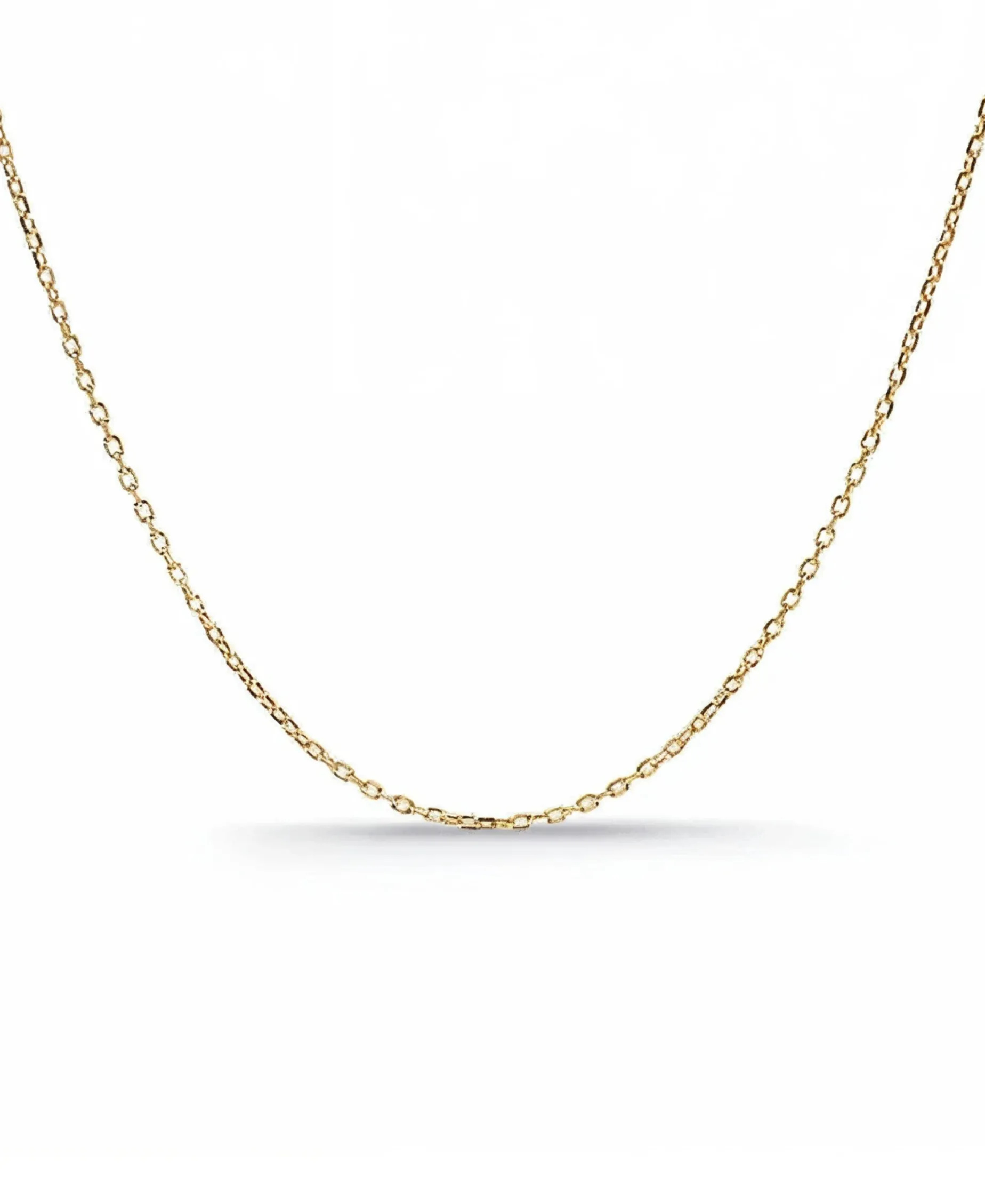 Cadena fina de oro amarillo 18 kt