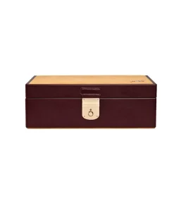 Caja para Relojes y Joyas WOLF Philip Piel Marrón - 190206